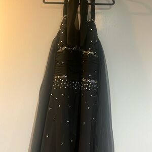 Next eve size 22, black dress 55 inch length